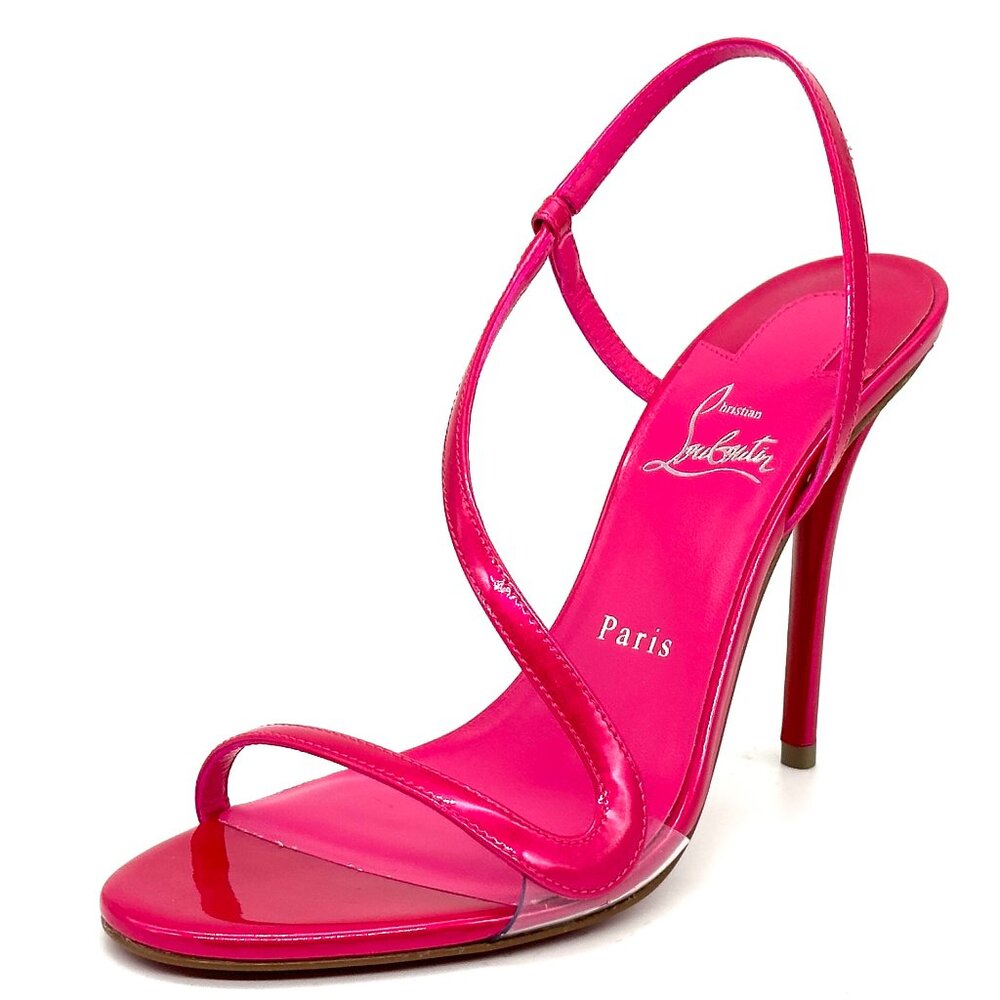 Christian Louboutin Pink Strappy Sandals - Picture 6 of 16
